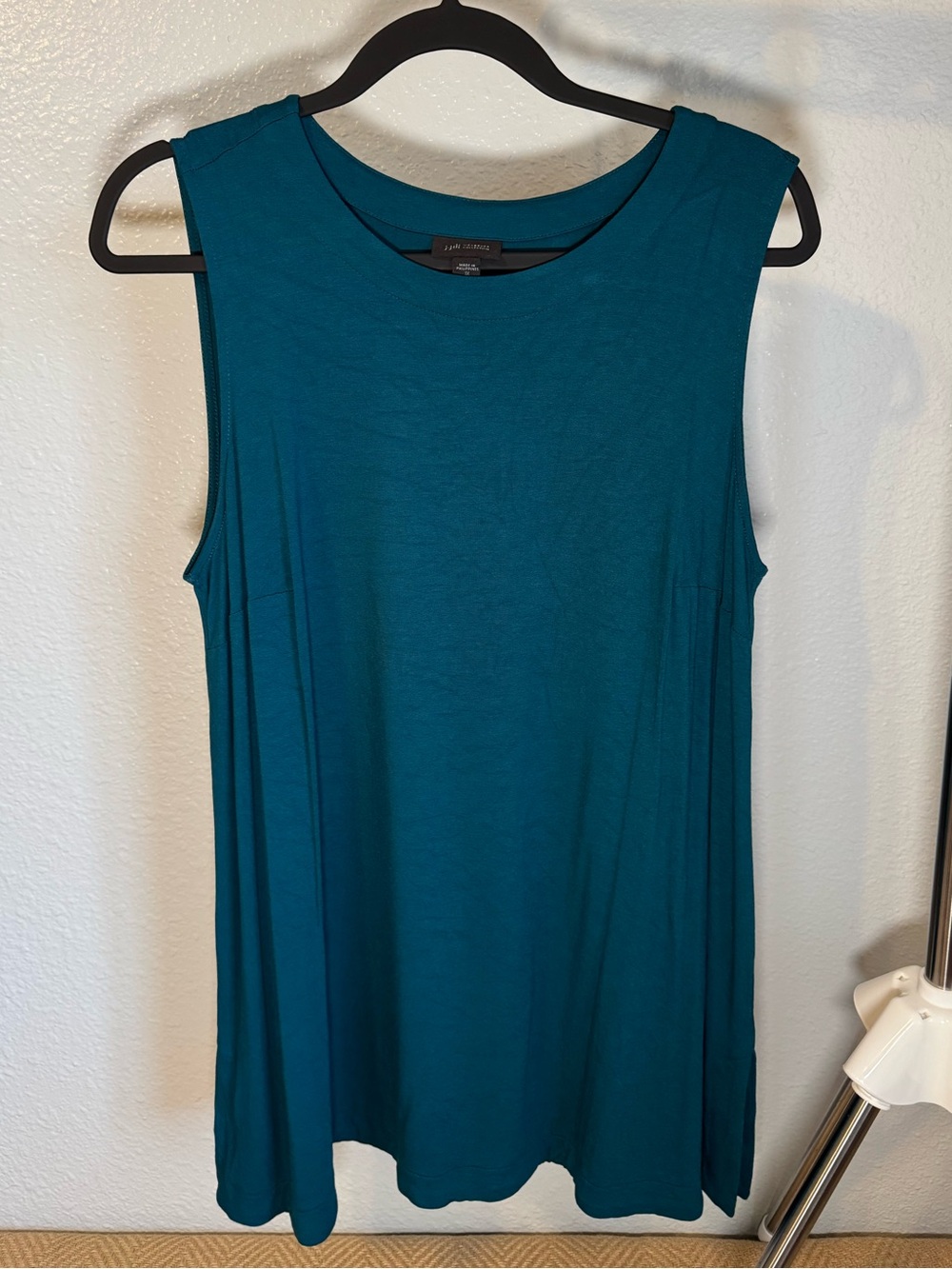 J.Jill Teal Sleeveless Swing Top